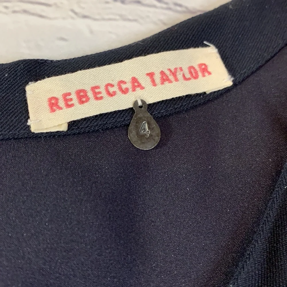 Rebecca Taylor Navy Blue Dress - Picture 3 of 14